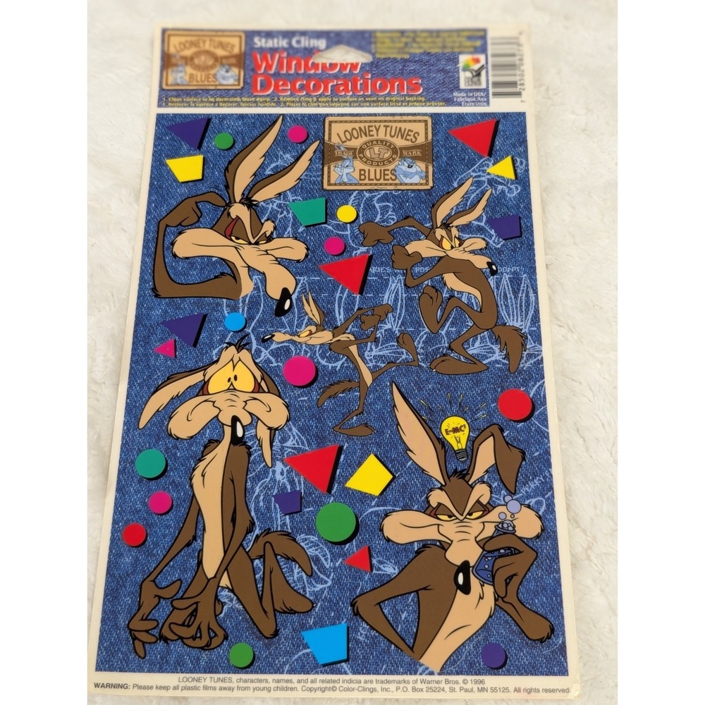 Static Cling‎ Window Decoration Looney Tunes Coyote
